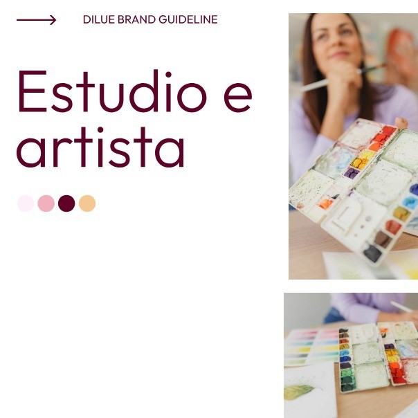 Identidade visual da Dilue Art